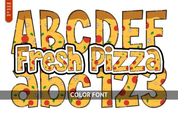 Fresh Pizza Font - Featured Image