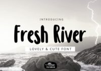 Fresh River Font - Featured Image