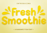 Fresh Smoothie Font - Featured Image