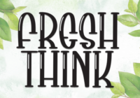 Fresh Think Font - Featured Image