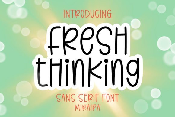 Fresh Thinking Font - Featured Image