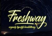 Freshway Font - Featured Image