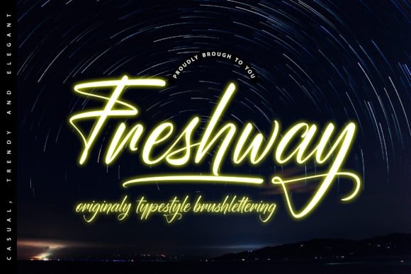 Freshway Font - Featured Image