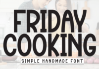 Friday Cooking Font - Featured Image