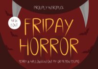 Friday Horror Font - Featured Image