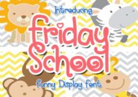 Friday School Font - Featured Image