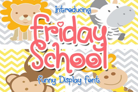 Friday School Font - Featured Image