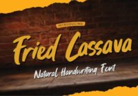 Fried Cassava Font - Featured Image