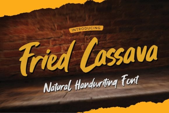 Fried Cassava Font - Featured Image