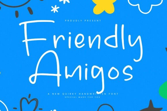 Friendly Amigos Font - Featured Image