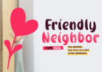 Friendly Neighbor Font - Featured Image