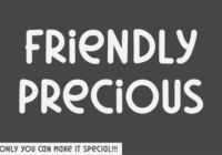 Friendly Precious Font - Featured Image