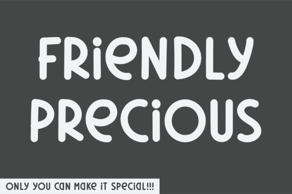 Friendly Precious Font - Featured Image