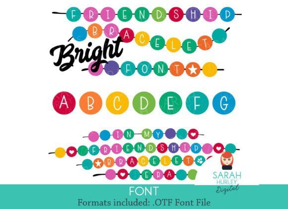 Friendship Bracelet Bright Font - Featured Image