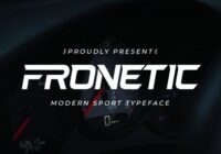 Fronetic Font - Featured Image