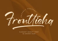 Fronttisha Font - Featured Image