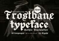 Frostbane Font - Featured Image