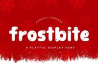 Frostbite Font - Featured Image