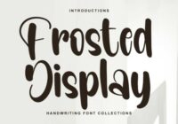 Frosted Display Font - Featured Image