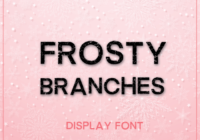 Frosty Branches Font - Featured Image