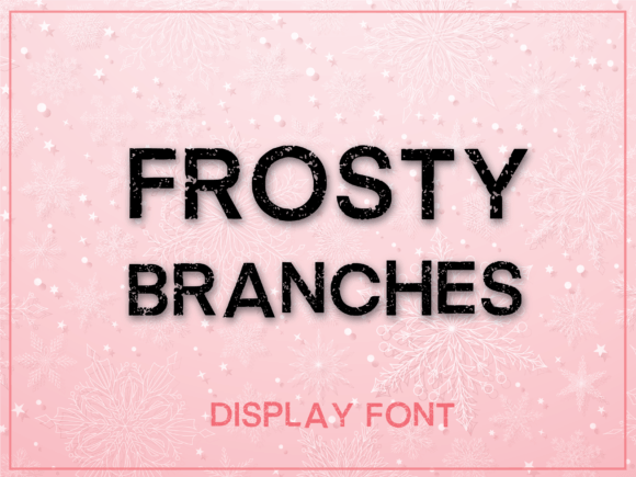 Frosty Branches Font - Featured Image