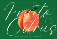 Fruito Citrus Font - Featured Image