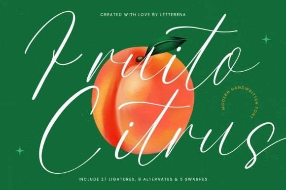 Fruito Citrus Font - Featured Image