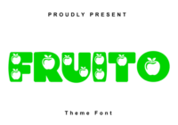 Fruito Font - Featured Image