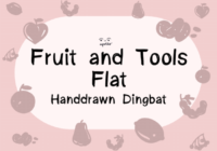 Fruits and Tools Font - Featured Image
