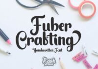 Fuber Crafting Font - Featured Image