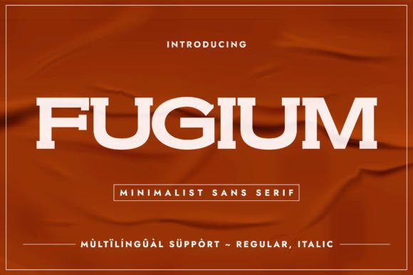 Fugium Font - Featured Image
