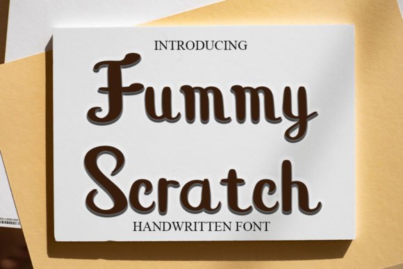 Fummy Scratch Font - Featured Image