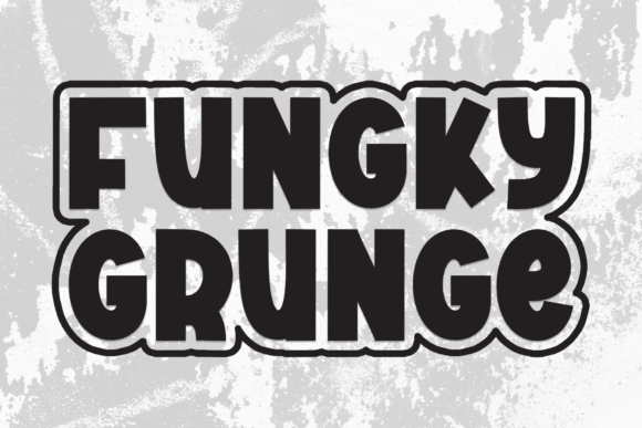 Fungky Grunge Font Font - Featured Image