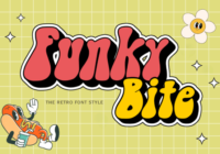 Funky Bite Font - Featured Image