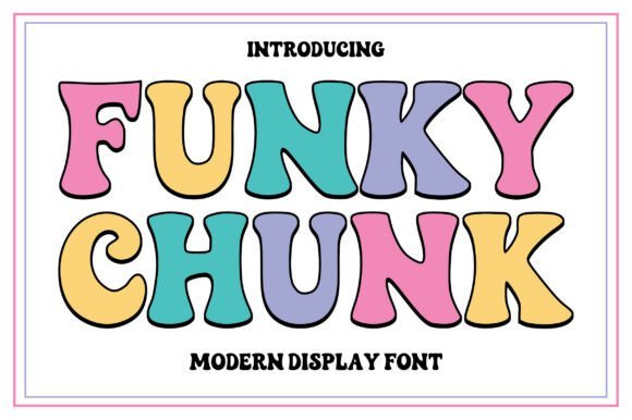Funky Chunk Font - Featured Image
