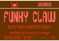 Funky Claw Font - Featured Image