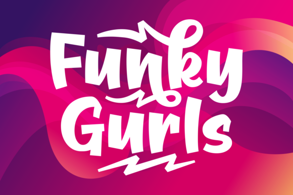 Funky Gurls Font - Featured Image