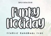 Funky Holiday Font - Featured Image