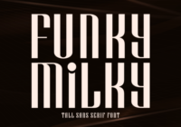 Funky Milky Font - Featured Image
