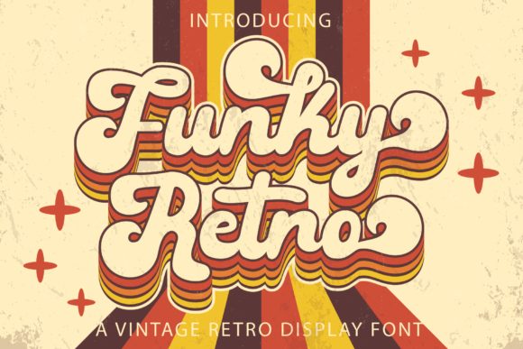 Funky Retro Font - Featured Image