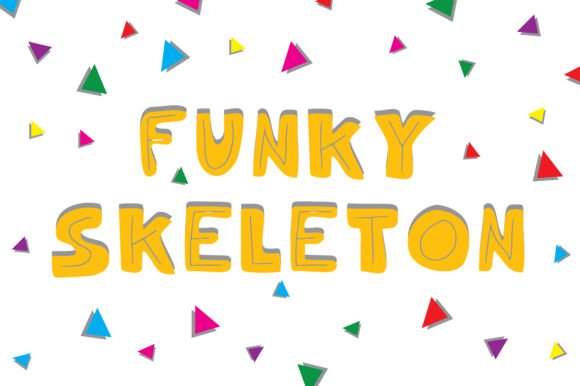 Funky Skeleton Font - Featured Image
