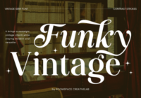 Funky Vintage Font - Featured Image