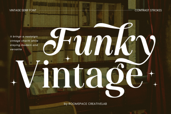 Funky Vintage Font - Featured Image