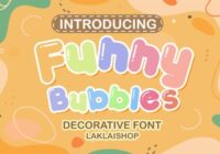 Funny Bubbles Font - Featured Image