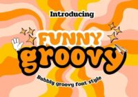 Funny Bubbly Groovy Font - Featured Image