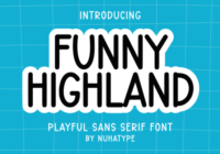 Funny Highland Font - Featured Image