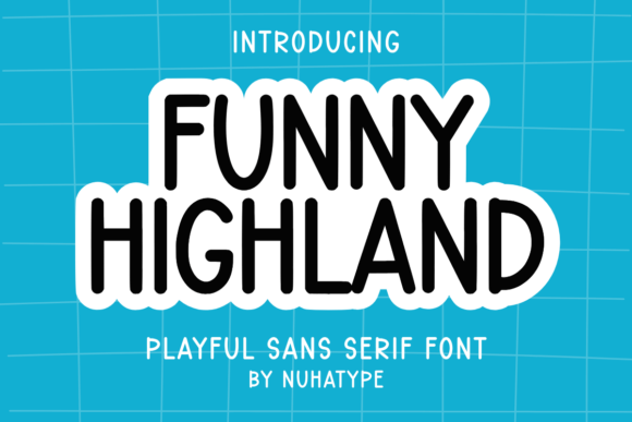 Funny Highland Font - Featured Image