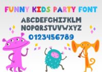 Funny Kids Party Font - Featured Image