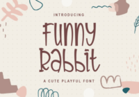 Funny Rabbit Font - Featured Image