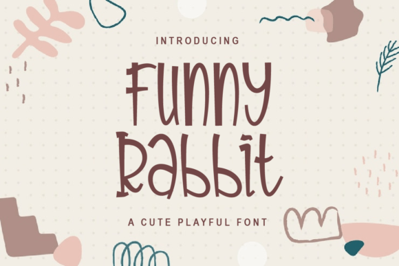 Funny Rabbit Font - Featured Image
